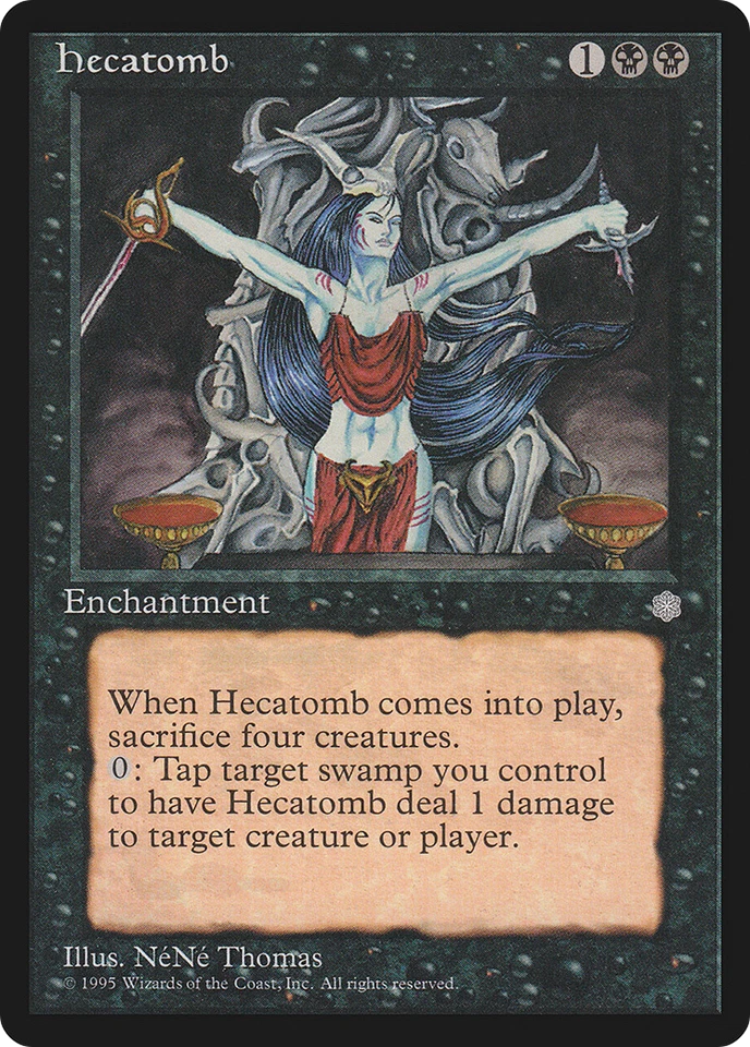 Hecatomb (Damaged) Ice Age ICE Magic MTG - Image 1 of 1