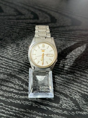 Seiko 5 Automatik Herren Armbanduhr | Vintage | Edelstahl | Day-Date | Japan - Bild 1 von 4