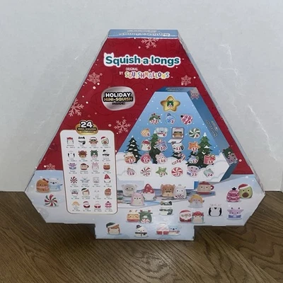 Calendario de cuenta regresiva de vacaciones Squishmallow Squish-a-longs - Incluye 24 mini-squish Foto 1 de 2
