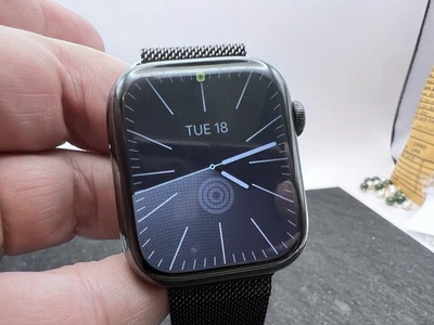 Apple Watch Series 8 45mm Stainless Steel GPS Cellular - Image 1 of 4