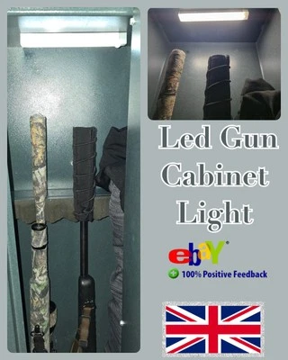Gun Safe Cabinet Motion sensor Rechargeable 20cm Magnetic LED Light Rifle Gun  - Image 1 of 4