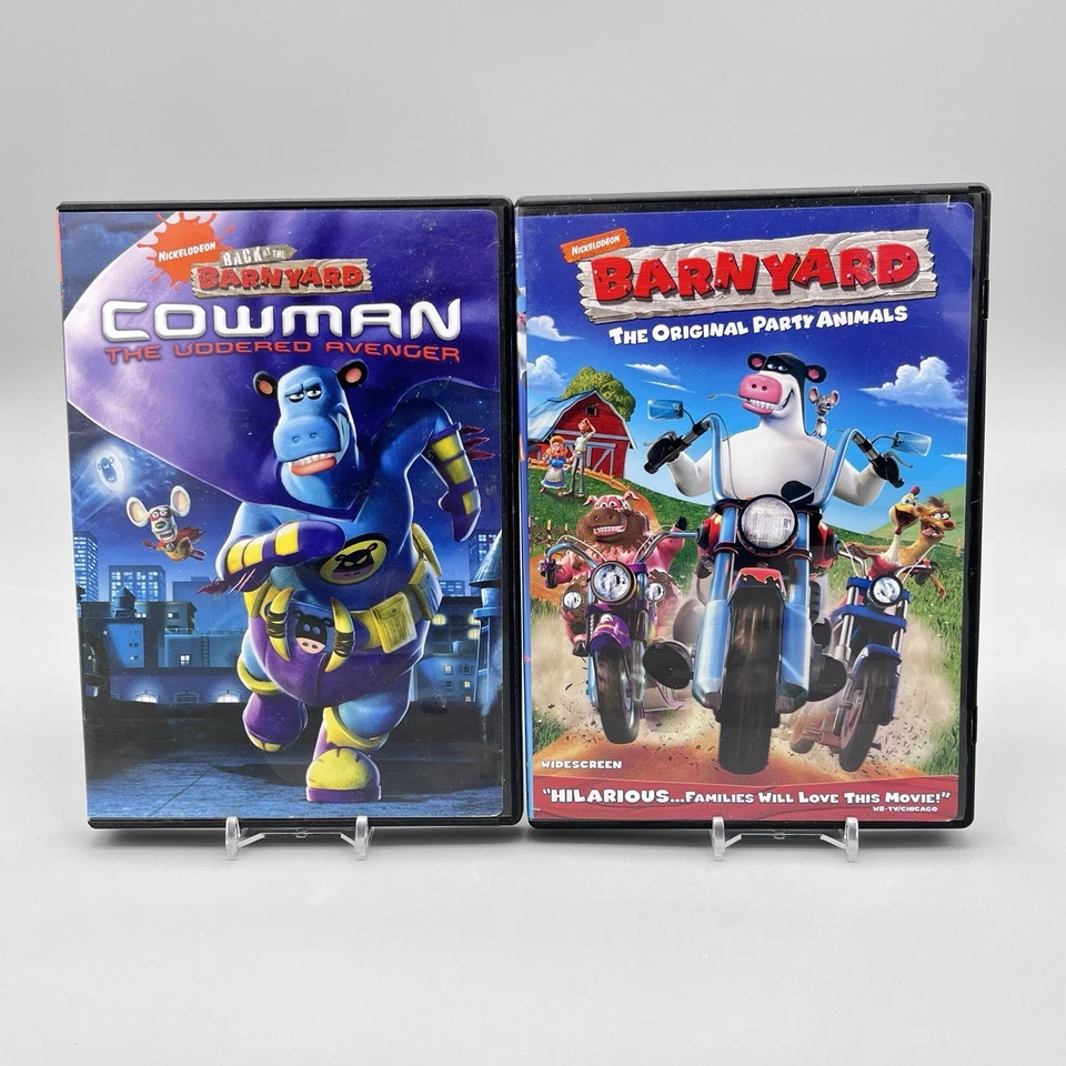 Лот из 2 широкоэкранных DVD-дисков Barnyard Cowman The Uddered Avenger & Barnyard - Изображение 1 из 4