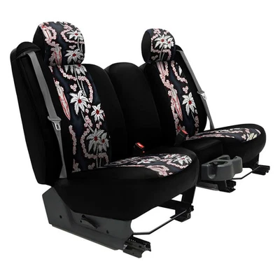 For Toyota 4Runner 03-09 Hawaiian 2nd Row Surf City Black Custom Seat Cover - Изображение 1 из 3