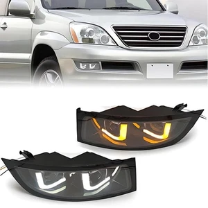 For 2003-2009 Lexus GX470 LED Daytime Running Lights Fog Lights Assembly LH+RH - Bild 1 von 10
