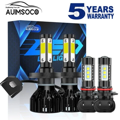 For Volkswagen Saveiro Cab Pickup 2010 2011 2013 - LED Headlight Fog Light Bulbs - Imagem 1 de 4