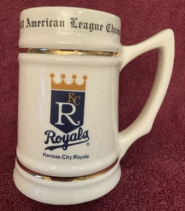 1980 Kansas City Royals American League Champs Mug Stein EXCELLENT Fast Ship - Picture 1 of 5