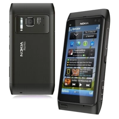 BRAND NEW GREY NOKIA N8-00 16GB UNLOCKED - 12MP CAMERA - 3G - WIFI - FM RADIO - Image 1 of 4