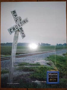 CORDE CHITARRA MARTIN 2006 "VEDI DOVE T STORIA DELLA MUSICA PRONTO DA INCORNICIARE POSTER - Foto 1 di 4