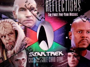Láminas reflectantes de CCG de Star Trek INDIVIDUALES * Elige tu tarjeta de lámina * Como nuevas - Imagen 1 de 97