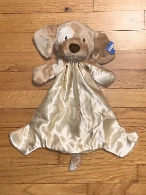 NUEVO CON ETIQUETAS Baby Gund Spunky Dog Huggybuddy Beige Manta de Seguridad/Lovey 058968 Foto 1 de 4
