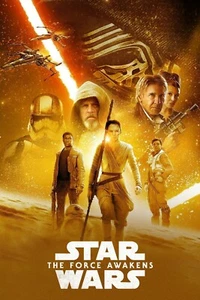 Star Wars The Force Awaken Metal Poster Rey Finn Poe Kylo Ren 7x11 12x18 C4 - Picture 1 of 1