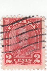Canadá - Scott #165 - 2 centavos rojo - usado - Imagen 1 de 2