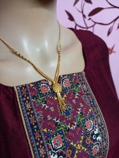 Ethnic Traditional Mangalsutra Fashion Jewelry Gold plated Pendant Necklace