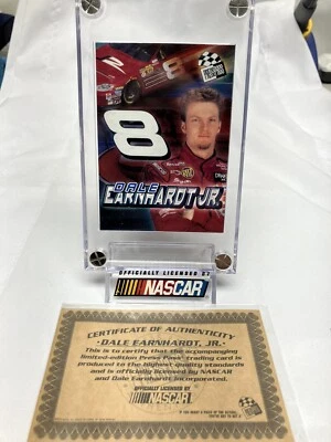 2004 Press Pass Main Street Dale Earnhardt Jr Limited Card w/COA and Stand RARE - Image 1 of 2