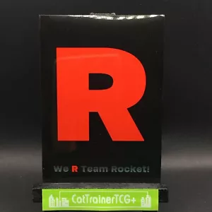 x1 We R Team Rocket Sleeve Logo Pokemon Center Japan Original New - Picture 1 of 1