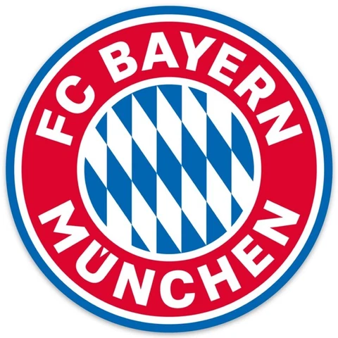 FC Bayern München FCB Futbol Club Soccer Football Logo Type round Die-Cut MAGNET Cover