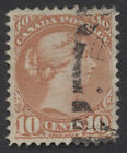 Canada #45 10c Small Queen VF Centered Brown Red Shade