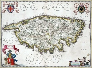 Reproduction carte ancienne - La Corse 1663 - Imagen 1 de 1