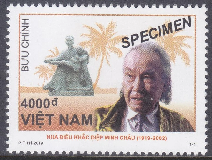 Vietnam 2019 muestra sobreimpresa (1103) Diep Minh Chau Foto 1 de 1