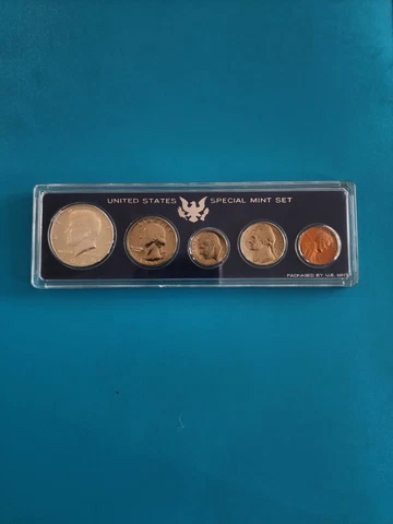 1966 Special Mint Set (SMS) Proof like with 40% silver Kennedy half Cover