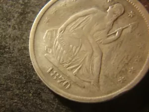 1870-S VF Bold Seated Liberty Half Dollar Nice Looking Coin IAX - Picture 1 of 5