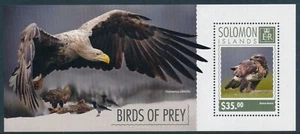 2014 SOLOMON ISLANDS BIRDS OF PREY MINI SHEET ($35) FINE MINT MNH - Picture 1 of 1