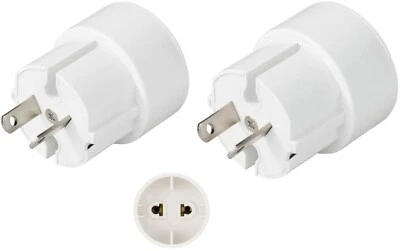 Hama Reiseadapter EU Stecker Reisestecker Adapter DE auf China Australien [2er] - Bild 1 von 4
