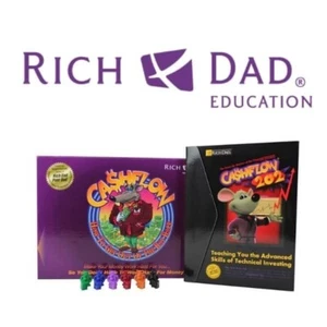Rich Dad Poor Dad Cashflow 101 & 202 Brettspiel Robert Kiyosaki Finance Monopoly - Bild 1 von 17