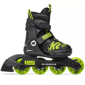 K2 Raider Patines En Línea Para Niños Ajustables Lime Nuevos - Imagen 1 de 7