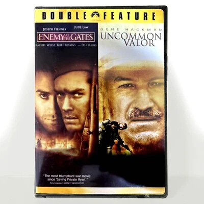 Enemy at the Gates/Uncommon Valor (2-Disc DVD, 1983 & 2001)   Gene Hackman - Image 1 of 3