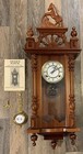 Vintage R&A Ornate Wall Mounted Lippinzaner Horse Clock Pendulum Model 2 R A Key