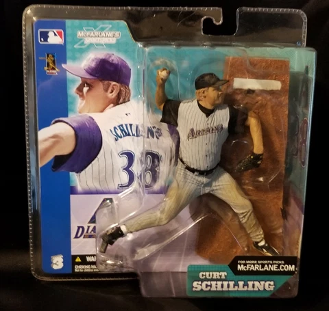 McFarlane MLB Series 3 Curt Schilling Arizona Diamondbacks Road Jersey Variant Cover