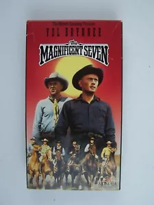 The Magnificent Seven VHS Yul Brynner, Steve McQueen, Charles Bronson - Picture 1 of 2