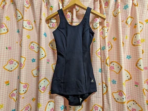 76 ^_^ Japanese SchoolGirl Swimsuit. Classic design. Navy. Excellent～! Length 65 - Picture 1 of 9