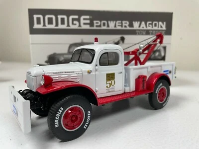 HERCULES RUBBER & TIRE Dodge Power Wagon Tow Truck First Gear 19-2796  MIB - Image 1 of 4