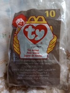 New In Package - McDonald's Beanie Babies #10 Zip