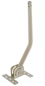 MOUNT MOUNTING POLE MAST FOR ANTENNA SATELLITE J-MOUNT DISH OUTDOOR WHITE COLOR - Picture 1 of 3