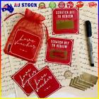 5pcs Anniversary Gift Coupons Creative Blessing Cards Diy Gift For Valentine Day