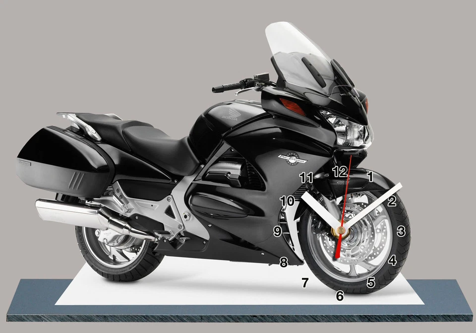 MODEL CARS, MOTO, BIKE, HONDA PAN EUROPEAN -01 with Clock,11,8x 7,8 inches,  - Image 1 of 1