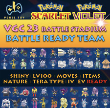 VGC 23 SV Series 1-4 Battle Stadium TEAM BATTLE READY | Pokemon Scarlet Violet