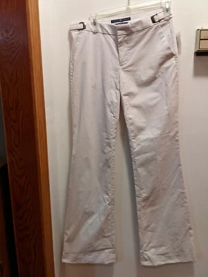 Gap Women's Juniors 1 Straight Flare Ivory Corduroy Pants NWT - Image 1 of 4