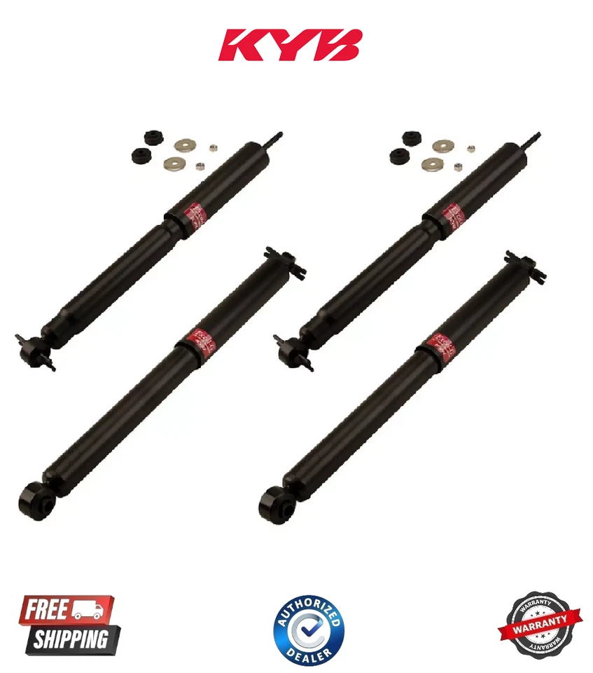 Amortiguadores de gasolina KYB Excel-G puntales delanteros y traseros para Jeep TJ y Wrangler 1997-2006 NUEVO Foto 1 de 1