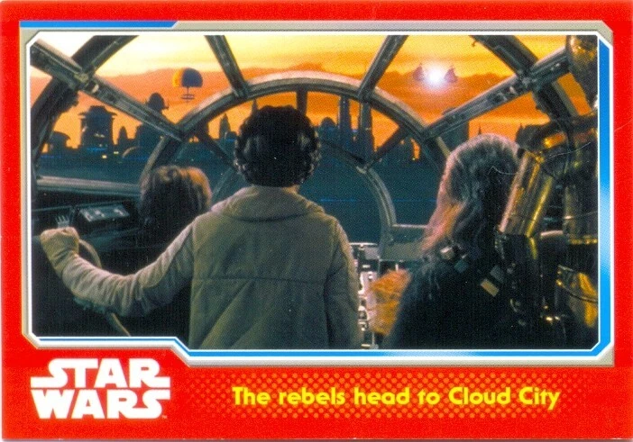 Topps:2015 Journey To The Force Awakens "The rebels head to Cloud City"#77 - Image 1 of 1