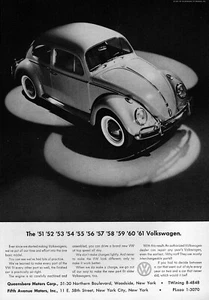 1961 Volkswagen Beetle Bug "The One Basic Model" Original Ad - Picture 1 of 1