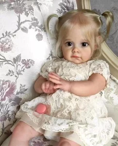 Real Life Reborn Baby Dolls Vinyl Silicone Soft Realistic Newborn Doll Gift - Picture 1 of 8
