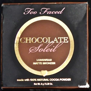 3 TOO FACED CHOCOLATE "SOLEIL" MATTE LONGWEAR FACE BRONZER *L@@K* FREE SHIPPING - Picture 1 of 5