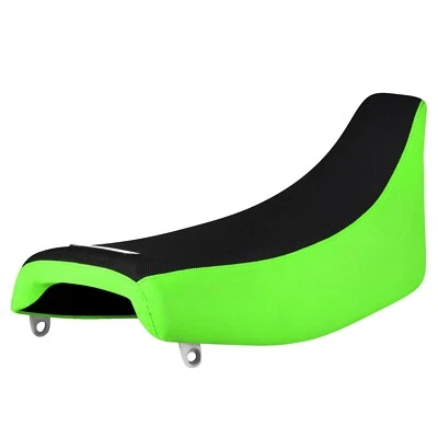 Cubierta de asiento con pinza Kawasaki KLR 250 1978-2005 FLO VERDE/NEGRO estándar #314 Foto 1 de 4