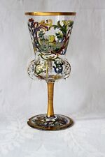 Antique Venetian Salviati Lobmeyr enamel gold glass c 1878