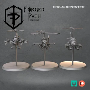 Gyrocopters - Skyhammer Squadron Dwarves Fantasy Wargaming Miniatures 32mm scale - Picture 1 of 6