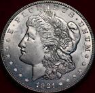 Uncirculated 1921-D Denver Mint Silver Morgan Dollar